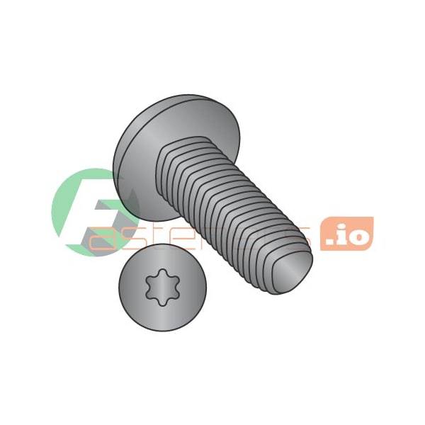Newport Fasteners Thread Forming Screw, #8-32 x 1/4 in, Black Oxide Steel Pan Head Torx Drive, 10000 PK 213512 - main